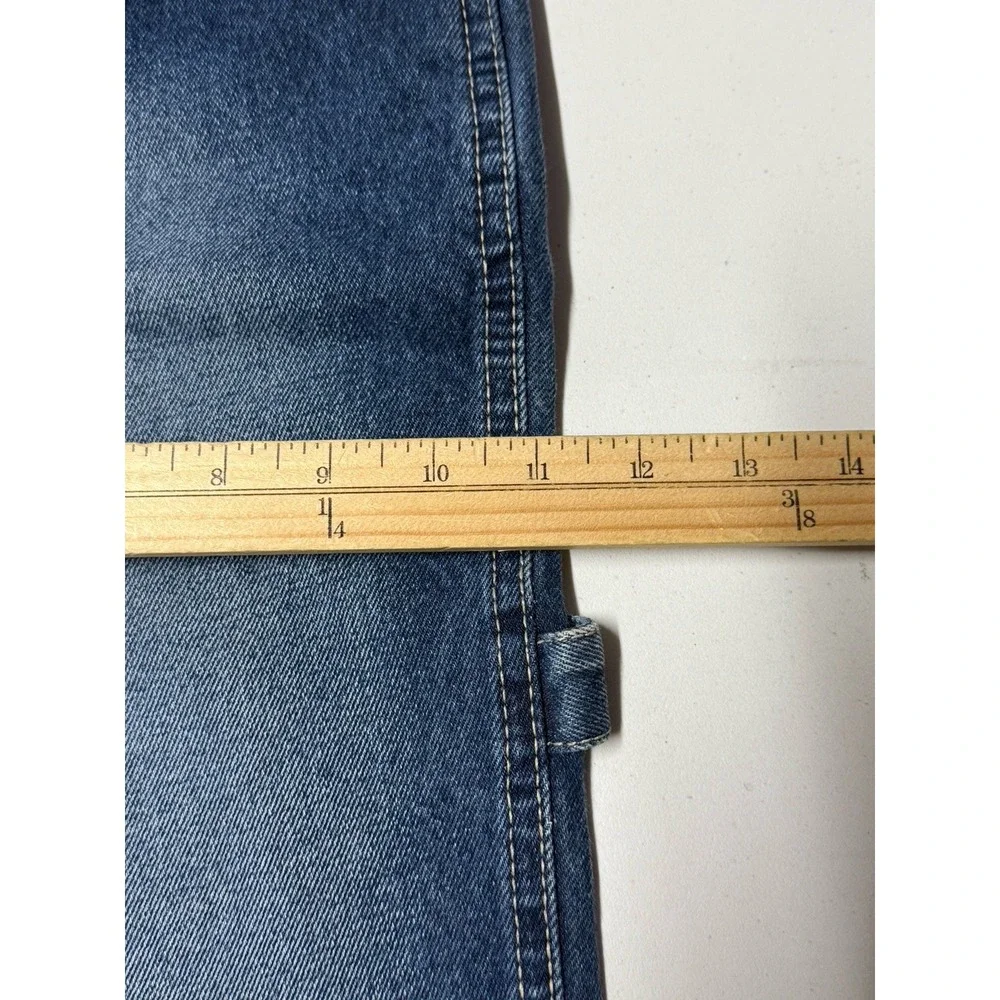 Vtg South Pole Red Tab Carpenter Jeans 18Y Fits Adult 27x28.5 ( needs button )